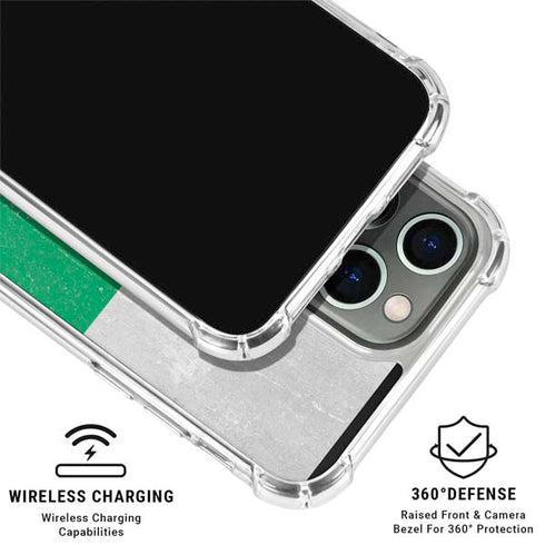 Bulgarian Flag Distressed iPhone 16 Pro Clear Case